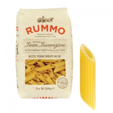 RUMMO Mezze Penne Rigate n ° 28 - Packung mit 500gr