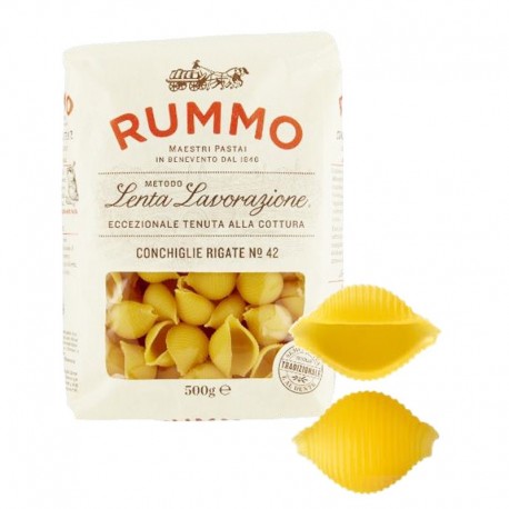 RUMMO Conchiglie Rigate n ° 42 - Pack of 500gr