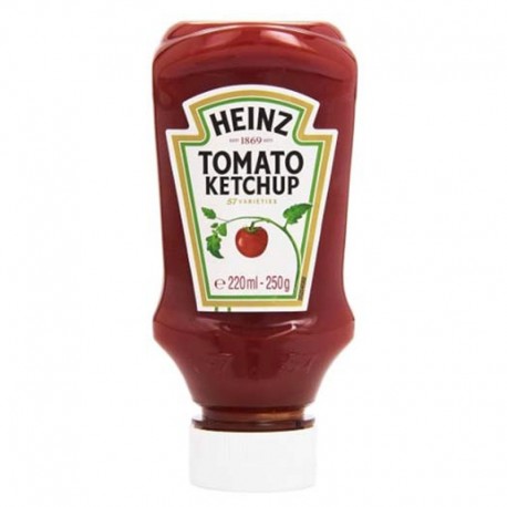 Ketchup de tomate TOP - DOWN 250g 220mll