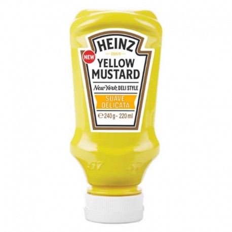 HEINZ AMARELO DE MOSTARDA SUPERIOR - DOWN 240g 220ml