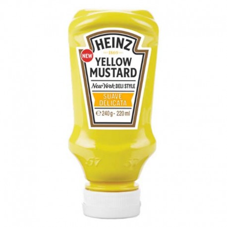 HEINZ JAUNE MOUTARDE TOP ‐ DUVET 240g 220ml