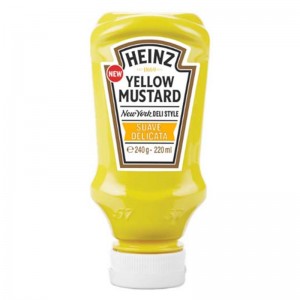 HEINZ JAUNE MOUTARDE TOP ‐ DUVET 240g 220ml