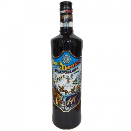 Punch Abruzzo 110 ° Aniversario Evangelista Liquori - Botella de 1 litro