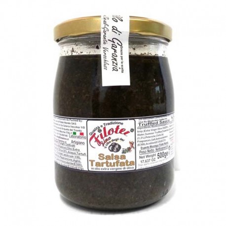 Filotei Sauce Truffe Huile d'Olive Extra Vierge 500gr