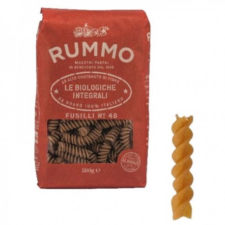 RUMMO Organic Wholemeal Fusilli Pasta...
