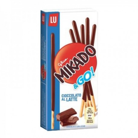 Chocolate de leite Mikado Pocket & Go...