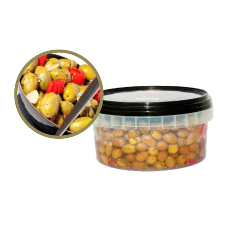 Olive Verdi Schiacciate Condite - Secchiello da 2.9Kg ...