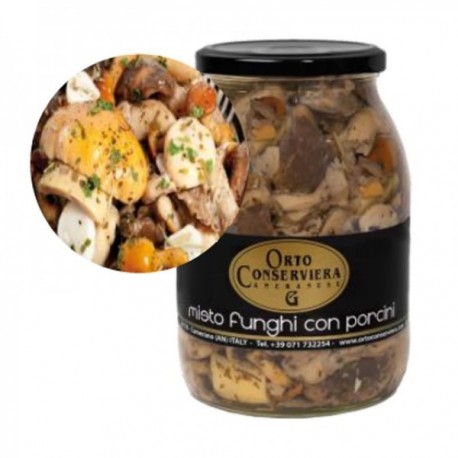 Mixed Mushrooms with Porcini - Jar of...