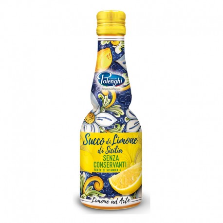 Succo di Limone Polenghi Bio in Caraffina di Vetro - 250ml