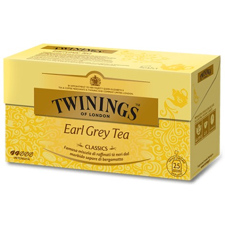 Twinings Classics Earl Grey Tea - 20 filtros selados individualmente