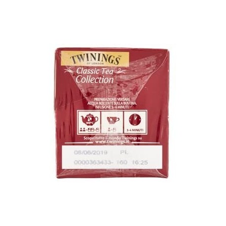 Twinings Classics Tea Collection - 20 Filtri Sigillati Singolarmente