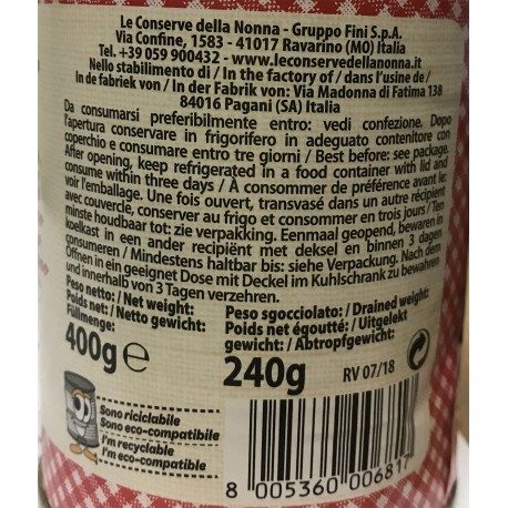 Le Conserve Della Nonna - Datterini Pugliesi - Jar of 400gr - Sauces and Spices