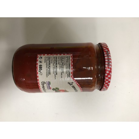 Le Conserve Della Nonna - Tomate con Albahaca - Botella 350gr - Salsas y Especias