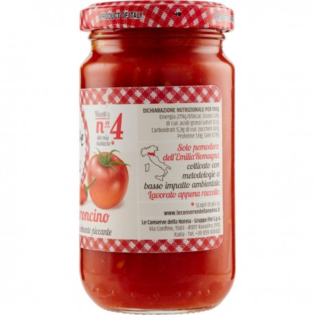 Le Conserve Della Nonna - Rustico al Peperoncino - Tarro 190gr - Salsas y Especias