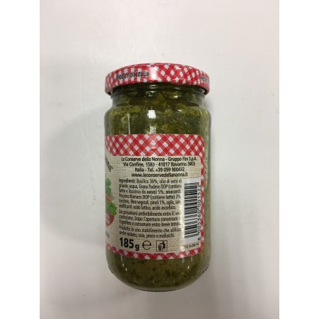 Le Conserve Della Nonna - Pesto alla Genovese - jarra de 190gr - Molhos e Especiarias