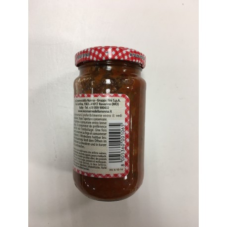 Le Conserve Della Nonna - Salsa de Champiñones - Tarro 190gr - Salsas y Especias