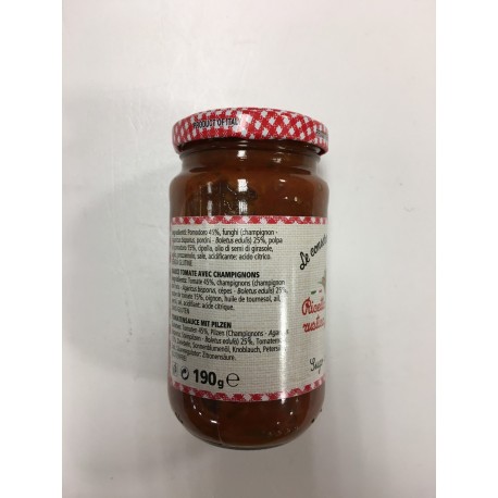 Le Conserve Della Nonna - Mushroom Sauce - 190gr Jar - Sauces and Spices