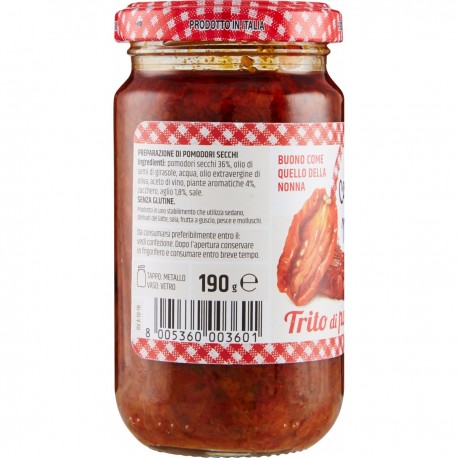 Le Conserve Della Nonna - Tomate Seco Picado - Jarra 190gr - Molhos e Temperos