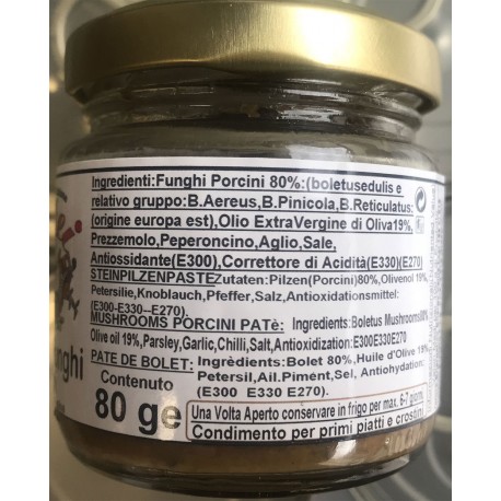 Filotei Crema ai Funghi Porcini con Olio Extravergine di Oliva