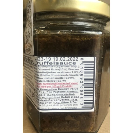 Filotei Trüffelsauce Natives Olivenöl Extra 160gr