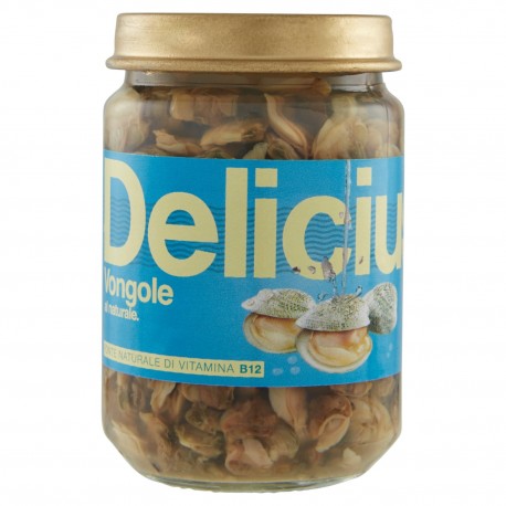 Clams in Natural Delicius - Jar of 130gr