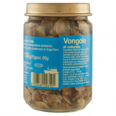 Amêijoas em Delicius Natural - Jarra de 130gr - Atum, Anchovas e Sardinhas