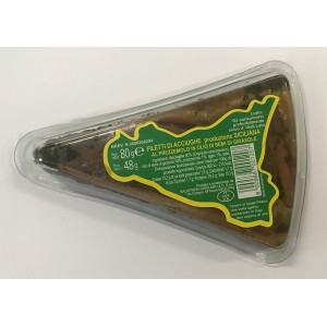 Anchovy Fillets with Parsley in Sunflower Oil - Pack of 80gr