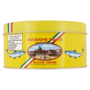 Salted Anchovy Fillets Vatican Brand Mediterranean Sea - 1 Kg pack