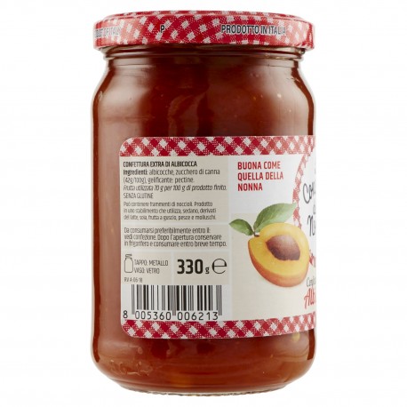 Le Conserve Della Nonna - Compota de Damasco Extra - Jarra 340gr - Molhos e Especiarias
