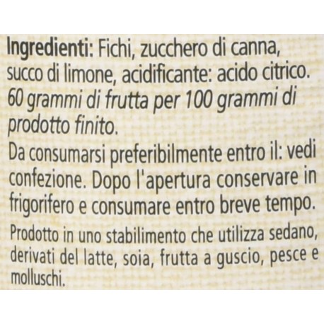 Le Conserve Della Nonna - Confiture Extra Figue - Pot 340gr - Sauces et Epices