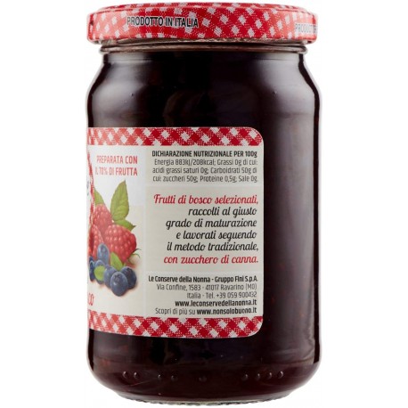 Le Conserve Della Nonna - Extra Wildbeerenmarmelade - 330gr Glas - Saucen und Gewürze