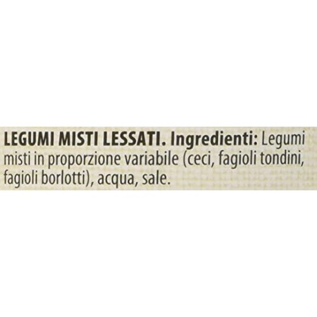 Le Conserve Della Nonna - Armonia di Legumi Lessati - Barattolo da 370gr - Salse e Spezie