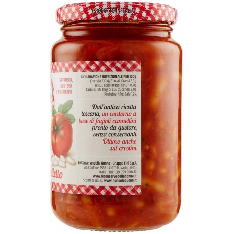 Le Conserve Della Nonna - Frijoles con Ave - Tarro 350gr - Salsas y Especias