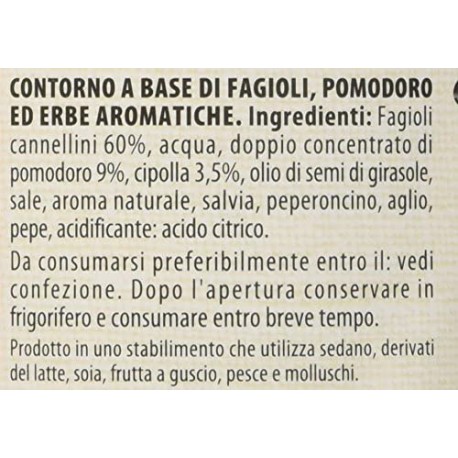 Le Conserve Della Nonna - Beans with Bird - 350gr Jar - Sauces and Spices