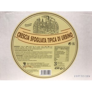 Crescia Sfogliata Typical of Urbino - 450gr