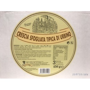 Crescia Sfogliata Typique d'Urbino - 450gr