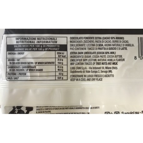 Chocolate Amargo Extra - Bloco de 1Kg - Chocolate