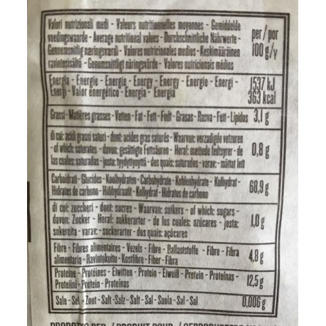 RUMMO Fusilli Ceci di Toscana Sans Gluten n 48 - 16 paquets de 300gr - Pâtes Rummo