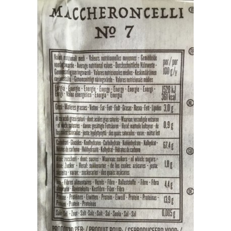 RUMMO Maccheroncelli Rote Linsen Glutenfrei n 7 - 16 Packungen à 300gr - Teigwaren Rummo