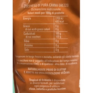 Açúcar De Cana Tropical Cassonade - embalagem de 1kg
