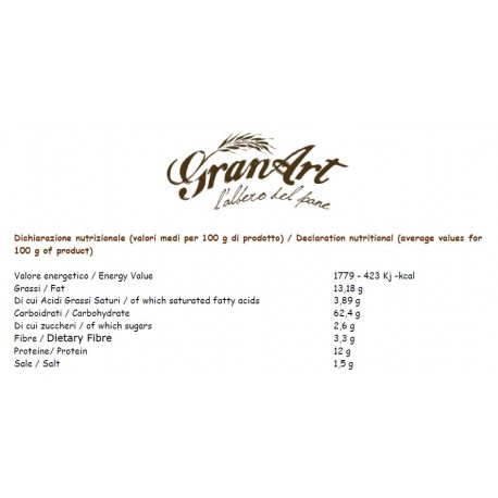 Tuscan Crunchy Pizza with Olives - 18 Packs of 150 gr - GranArt - L'Albero del Pane