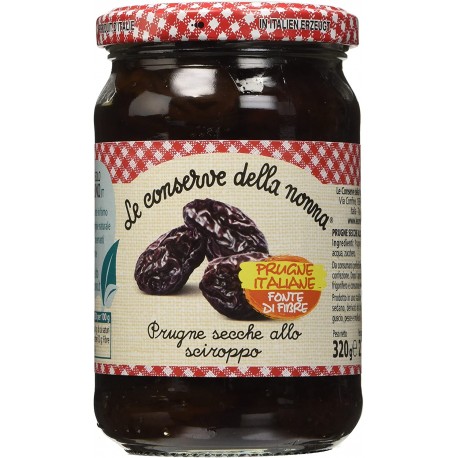 Dried Plums in Syrup - 320gr Jar - Le...