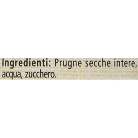 Le Conserve Della Nonna - Getrocknete Pflaumen in Sirup - 320gr Glas - Saucen und Gewürze