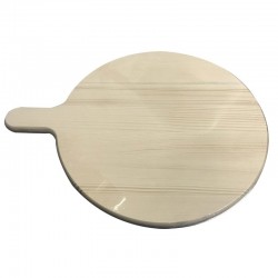 Prato redondo de tábua de madeira para pizza, massas, salgadinhos diversos alimentos 35 cm