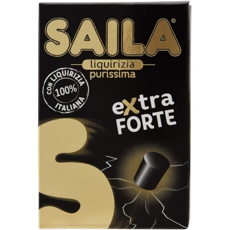 Saila Liquirizia Extra Forte - Astuccio da 36 gr