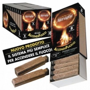 Accendifuoco Marsiglia - 1 Box da 20 scatoline (400 pezzi)