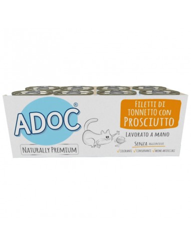 ADoC Cat Cat Thunfisch mit Schinken - 24 Dosen à 85gr - Tiernahrung