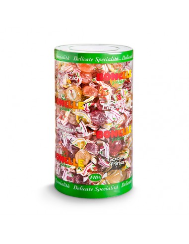 Fida Bonelle Gelèe candies - 1.8 kg tube