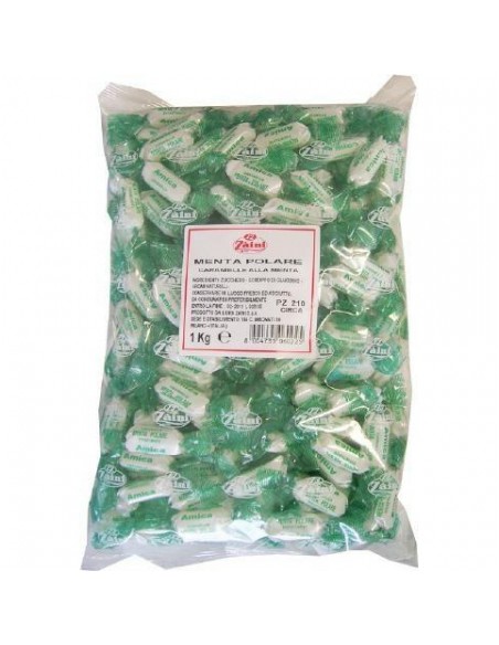 Caramelle Zaini Menta Polare - Busta da 1Kg - Caramelle e Chewing Gum