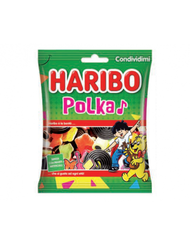 Haribo Polka Gummibärchen und Lakritz...